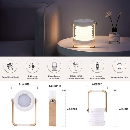 Lampara Plegable 3 en 1. 