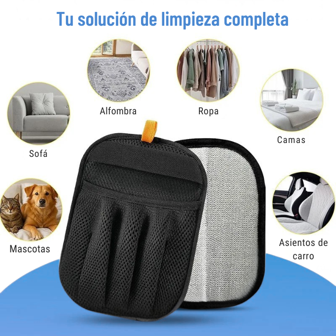 Guante Pelush™ Elimina el Pelo de Mascotas en Un Solo Paso