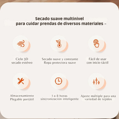 Secadora Portátil y Plegable