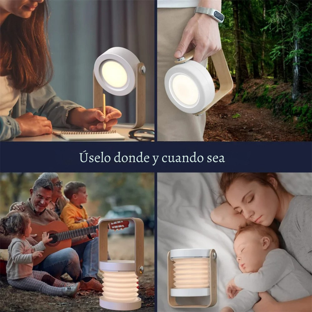 Lampara Plegable 3 en 1