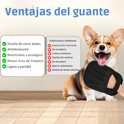 Guante Pelush™ Elimina el Pelo de Mascotas en Un Solo Paso